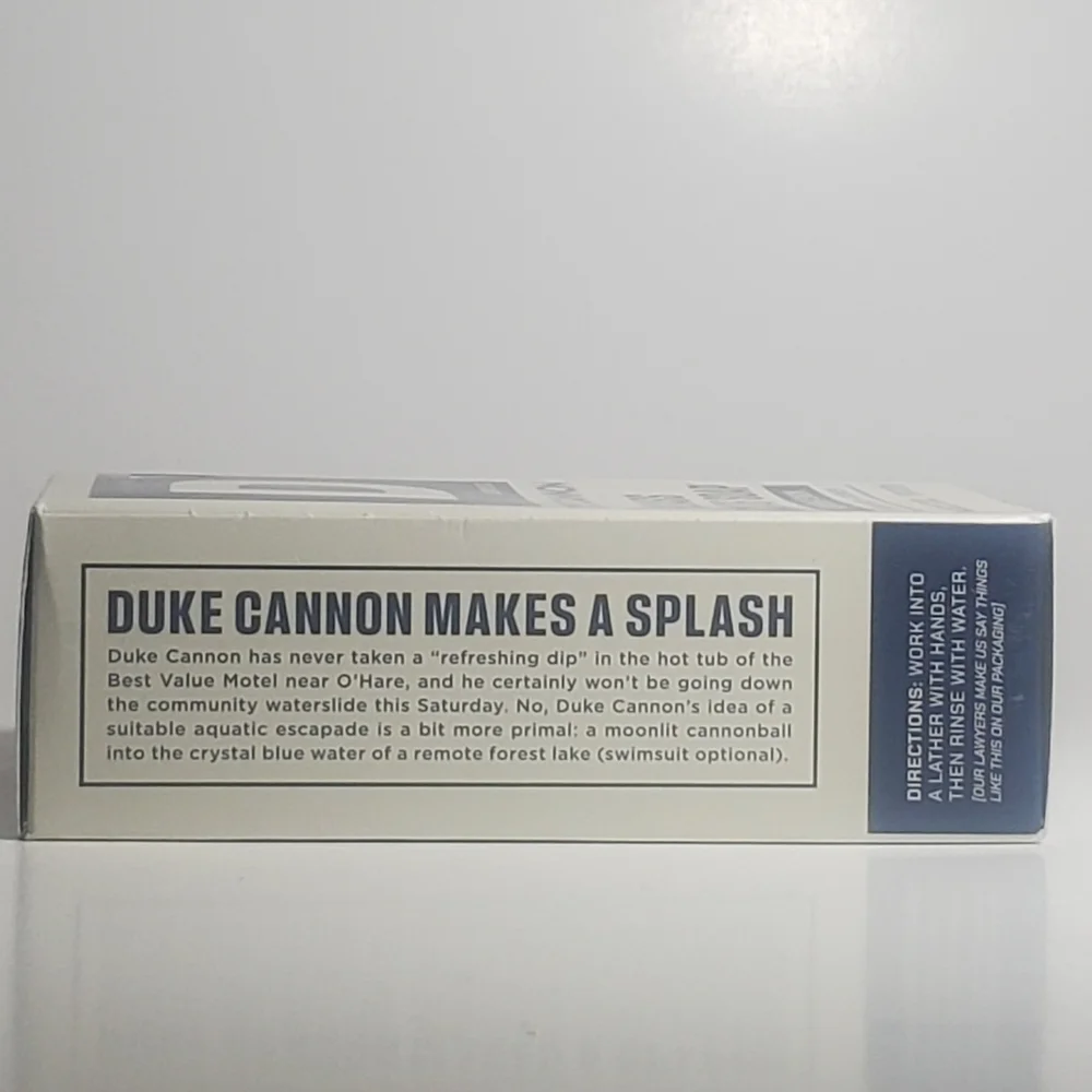 Duke Cannon Big Brick of Soap -- Midnight Swim Sandalwood & Lavender 10 oz. NEW